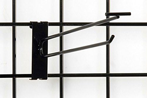Scanner Hook Black Gridwall 10 Inch - Box of 100 – storesupplyhunter