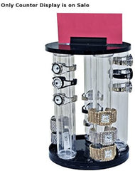 5 Pole Plastic Revolving Bracelet Displays 13.875 H x 9 Dia Inches - Box of 4