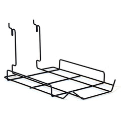 Slatwall Cap Rack in Black 8.5 W x 13.875 D Inches Holds 10 Caps - Case of 30