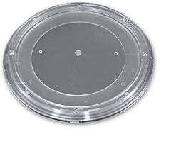 Plastic Revolving Display Base in Clear 12 D Inches