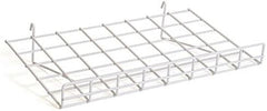 Flat Grid Shelves in White 24 W X 15 D Inches - Box of 8