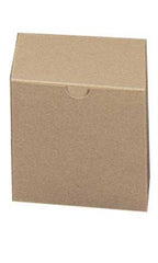 Square Kraft Gift Boxes 4 L x 4 W x 4 D Inches - Count of 100