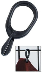 Black Plastic Scarf Display Clip - Pack of 100