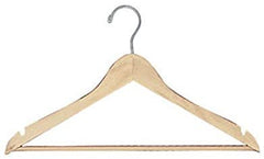 All Purpose Hanger 17 Inch in Natural Wood - Count of 50