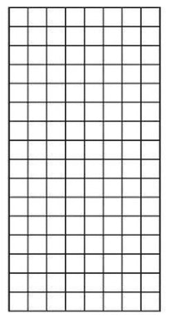Double Wire Grid Panels in Bronze 24 x 96 Inches - Box of 4