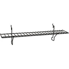 Black Wire Slatwall Shelves 23 W x 4 D Inches - Lot of 10