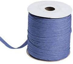 Paper Raffia Ribbon in Navy Blue Matte Finish 0.5 Inch W - 100 Yds Per Roll