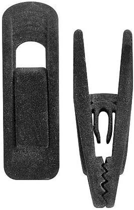 Hanger clips in Black Velvet - Count of 50