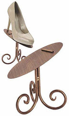 Boutique Shoe Display Stand in Cobblestone 6 H Inches