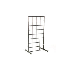 Countertop Grid Unit in Black 12 W x 24 H Inches with Legs
