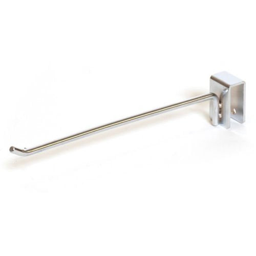 Rectangular Tubing Hook in Chrome 8 Inches - Count of 25