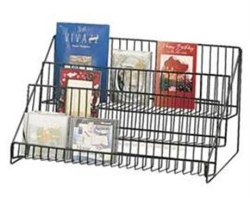 Black 3 Tier Wire Counter Literature Display Rack