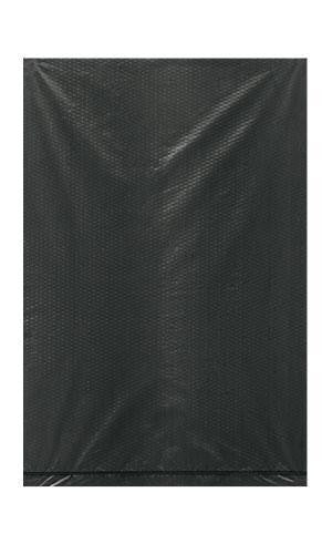 Count of 1000 Extra Small Black High-Density Plastic Merchandise Bag