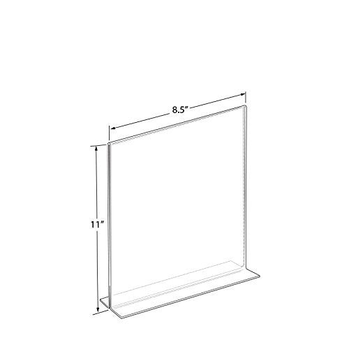 Double-foot Acrylic Sign Display Holder