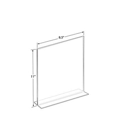Double-foot Acrylic Sign Display Holder
