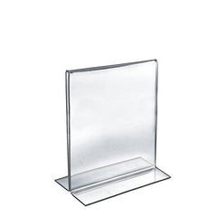 Count of 10 2-sided Double-foot Acrylic Sign Display Holder