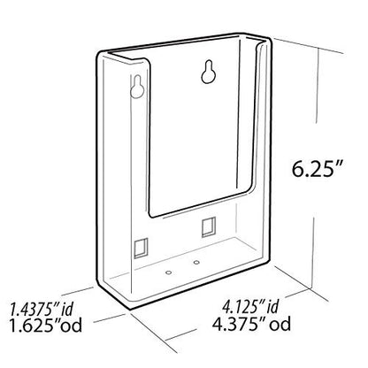 Single Pocket Wall Brochure Holder