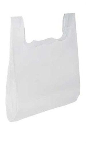 Clear Plastic T-Shirt Bags - Large 18" x 8" x 30"