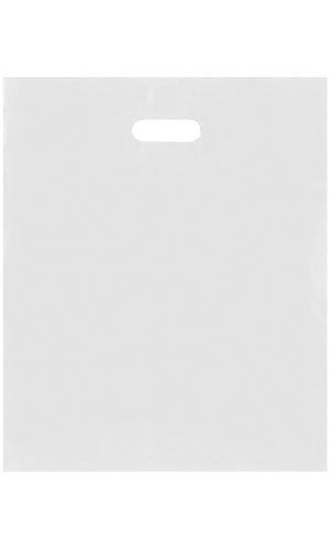 Large Clear Frosted Plastic Merchandise Bag