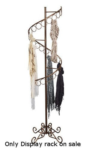 Boutique Cobblestone Spiral Scarf Display Rack