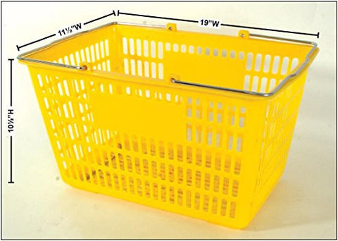 Yellow Grocery Baskets