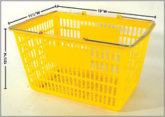 Yellow Grocery Baskets