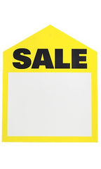 Large Yellow Oversized Sales Price Tags