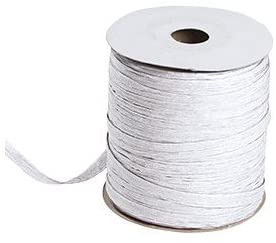 Matte Paper Raffia Paper Matte Raffia in White 0.5 W Inches - 100 Yds Per Roll ...