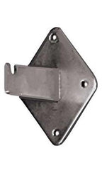 Chrome Grid Wall Mount Bracket - Count of 10