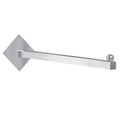 Straight Arm Wall Mount in Chrome 12 Inches - Box of 10