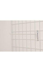 Peg Hook in White 12 Inches for Wire Grid - Box of 100