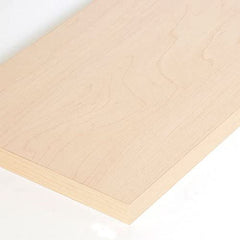 Melamine Shelf 48 L x 8 W Inches in Maple Finish - Box of 4