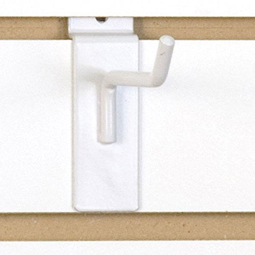 Slatwall Wire Hooks in White 4 L x 0.25 D Inches - Case of 25