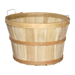Bushel Wood Basket Farm Display - 18 Dia x 12 H Inches