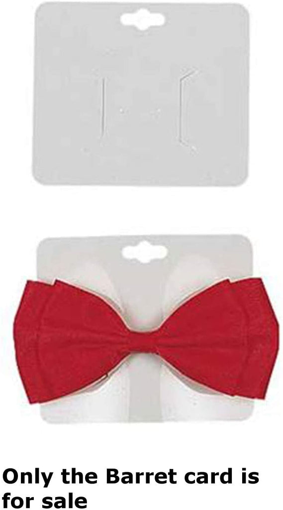 Barrette Cards in White 3.5 W x 3 H Inches - Case of 100