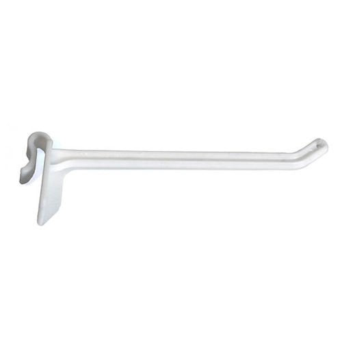 Plastic Peg Hooks in White 4 Inches - Pack of 50