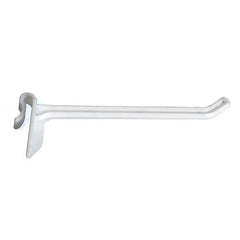 Plastic Peg Hooks in White 4 Inches - Pack of 50