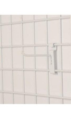 Wire Grid Peg Hook in White 4 Inches - Box of 100
