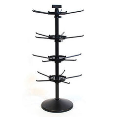 Counter Rack Spinner 4 Tier in Black 28.5 H X 9.5 D Inches