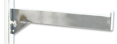 Straight Arm Rectangular Faceout in Chrome 12 Inches L - Pack of 10