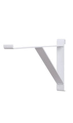 Contemporary Shelf Bracket for Wire Grid in White 12 Inches Long - Lot of 25