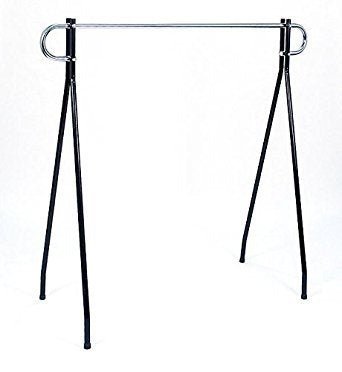 Clothing Racks in Black 64 H X 60 L Inches with Chrome Hang Bar
