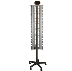 Rotating Sunglass Display Rack 72 H X 16 W Inches with Casters