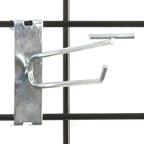 Gridwall Scanner Hooks in Zinc 6 Inches Long  - Count of 100