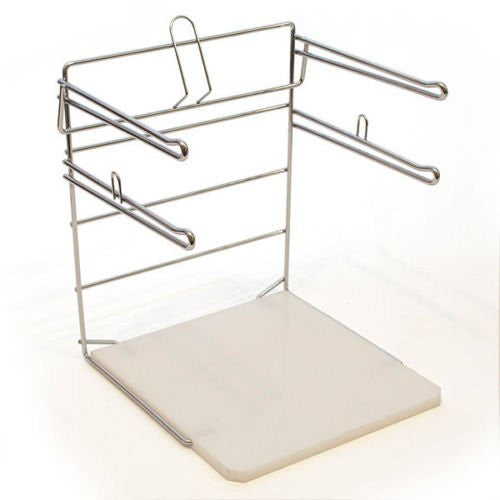 Bag Stand in Chrome 11.25 W X 12 D X 15 H Inches for T Shirt Bags