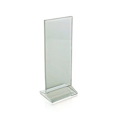 Top Load Menu Card Sign Holders in Clear 4.25 W x 11 H Inches - Case of 10
