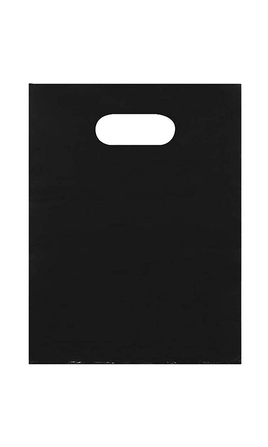 Black Small Merchandise Bags 9 W x 12 H Inches - Case of 1000