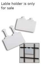 Double Loop Adhesive Label Holder 2.5 L X 1.5 H Inches - Case of 100