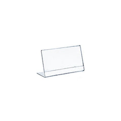 Acrylic Clear L Shape Sign Holders 7 W x 5 H Inches - Pack of 10
