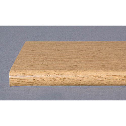 Light Oak Plastic Bullnose Shelves 13 x 48 Inches - Count of 4